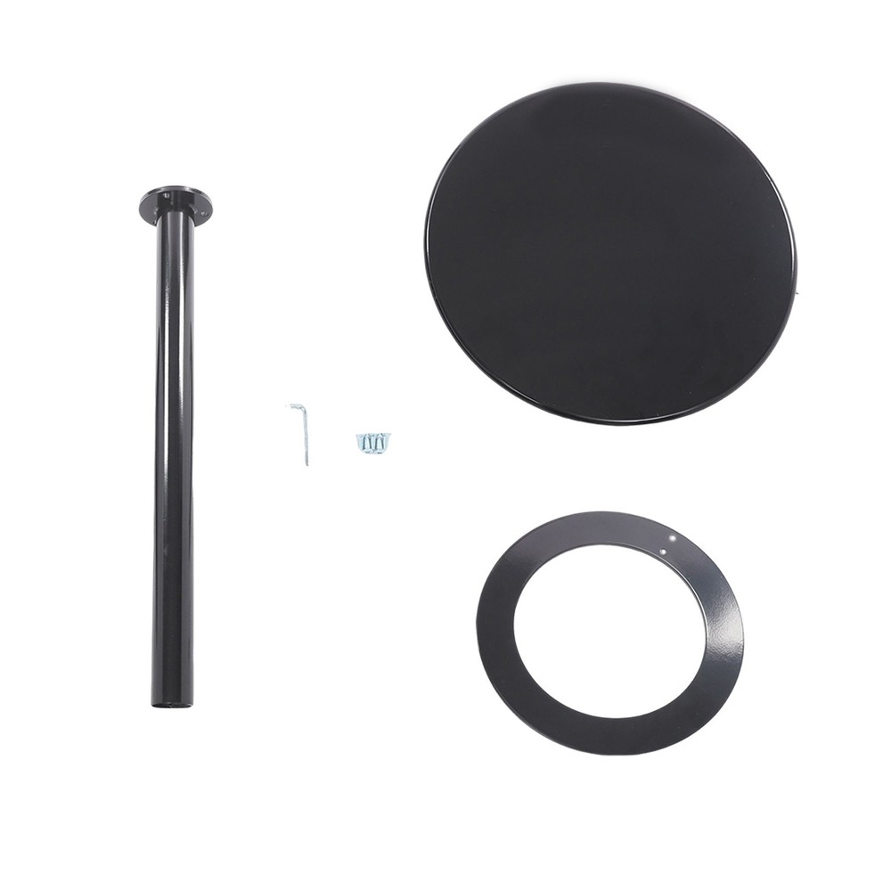 Side Table for Small Spaces, Modern Couch End Table Black