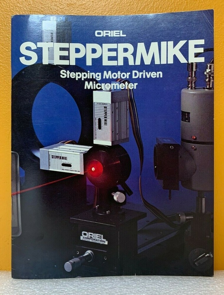 Oriel Corporation Steppermike Stepping Motor Driven Micrometer Catalog.