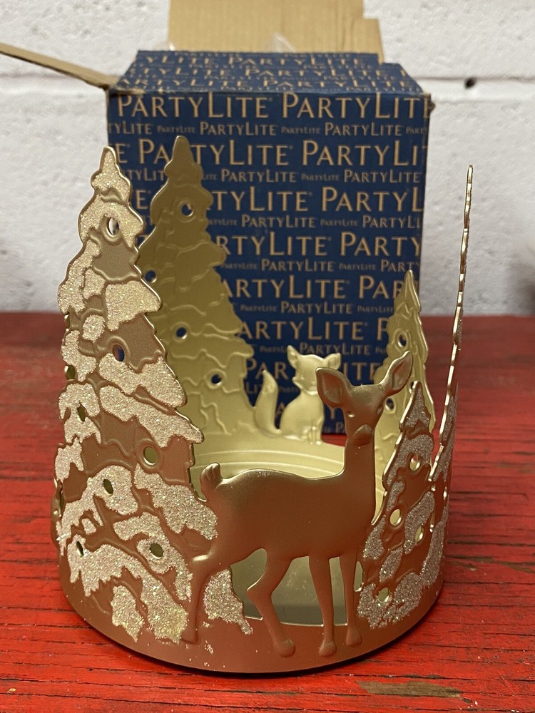 Partylite Winter Snowscape Jar Holder P93336