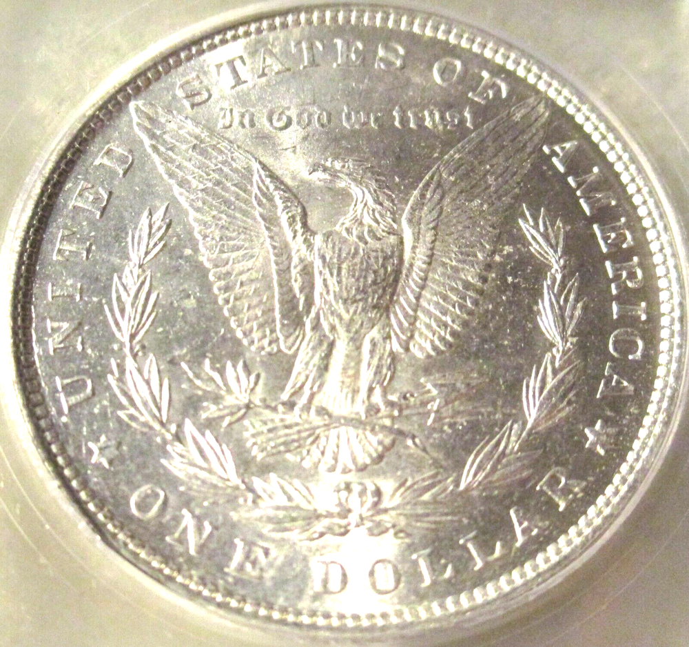 1880 MORGAN SILVER DOLLAR MS63 ICG