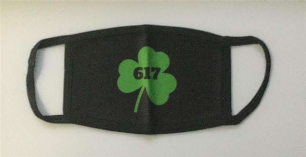 Boston 617  Area Code Face Mask