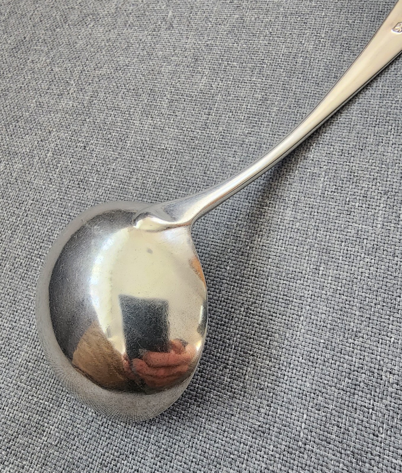 THOMAS NORTHCOTE Sterling GEORGE III London 1809 HERALDIC CRESTED 7" Ladle 43.3g