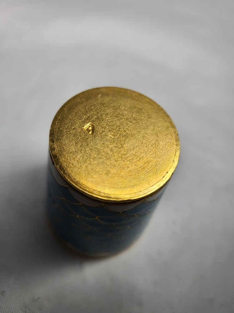 RUSSIAN BRASS & ENAMEL VODKA CUP CHALICE BOWL