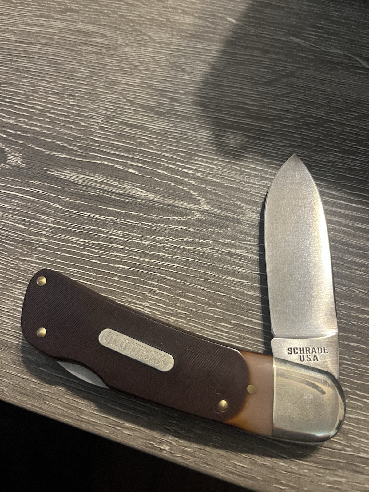 Vintage Rare Schrade Old Timer USA 51OT Large Lockback Knife