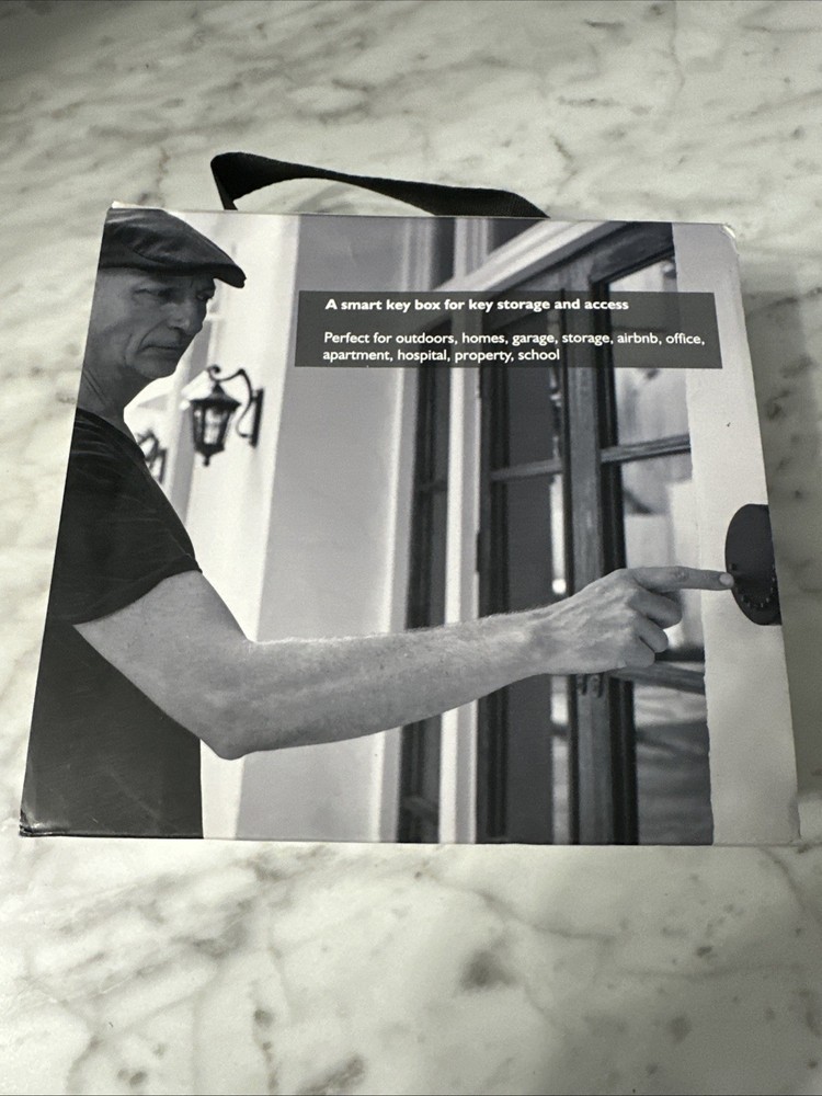 ® Portable Smart Key Lock Box - Bluetooth & Mechanical Keyless Entry, App Con...