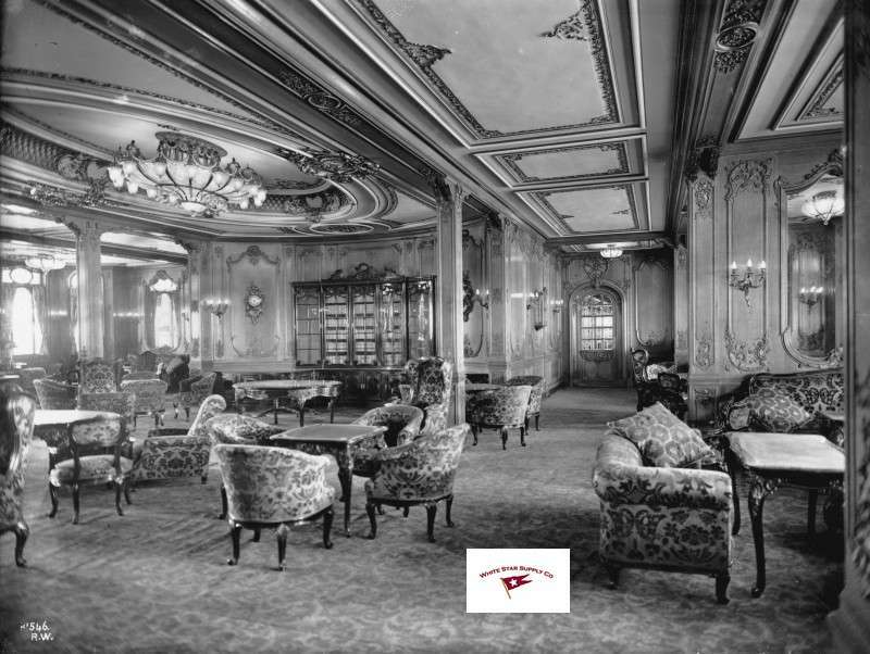 RMS TITANIC FIRST CLASS LOUNGE, ROBERT WELCH REPRINT