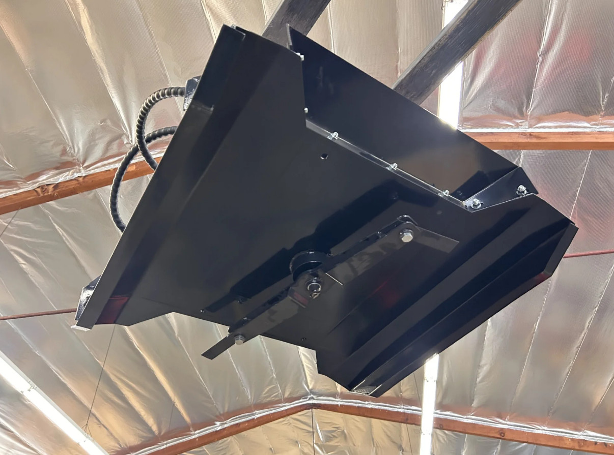 AGT 35in Brush Mower Mini Excavator Cutter Mower Attachment Black 110KG 12EX-RC