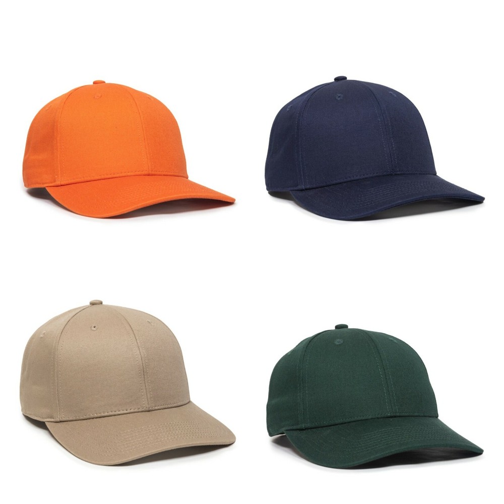 Outdoor Cap Premium Modern Solid Back Cap One Size Fits Most OC871