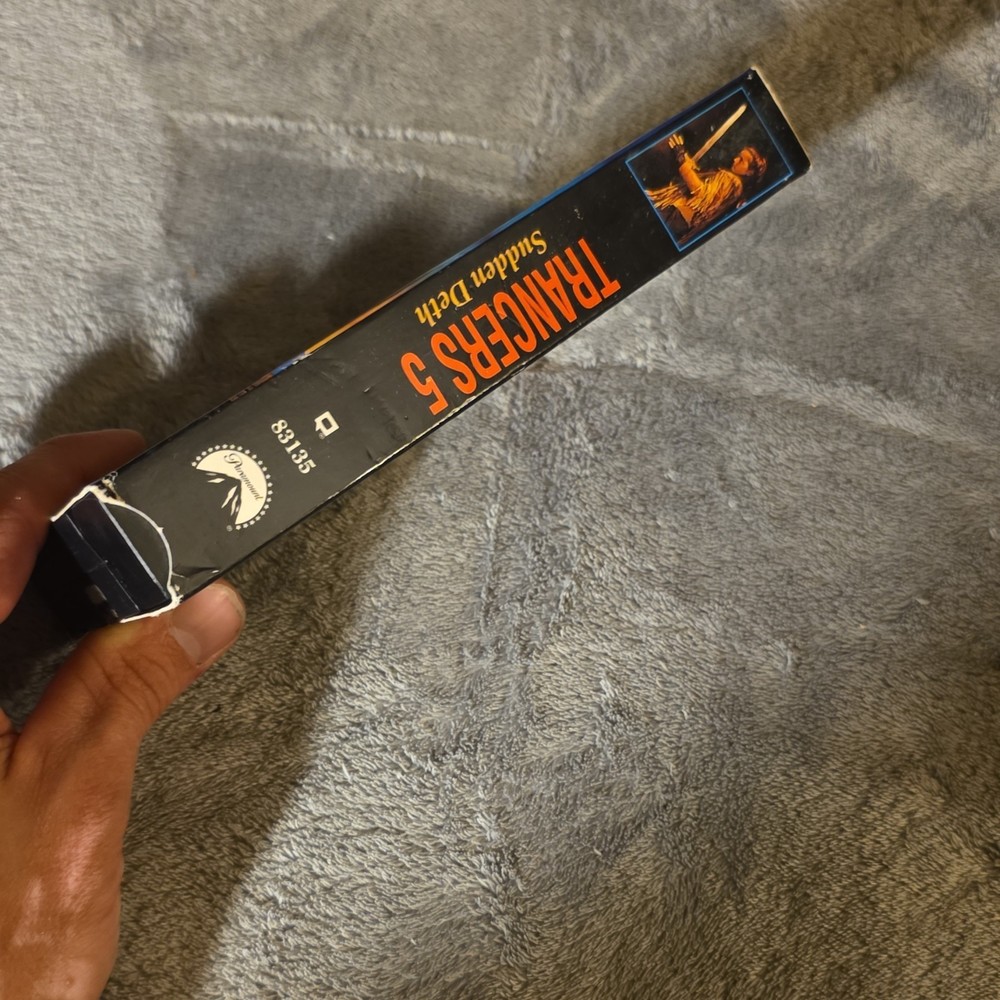 Paramount Trancers 5: Sudden Deth VHS 1994 Sci-Fi Tim Thomerson
