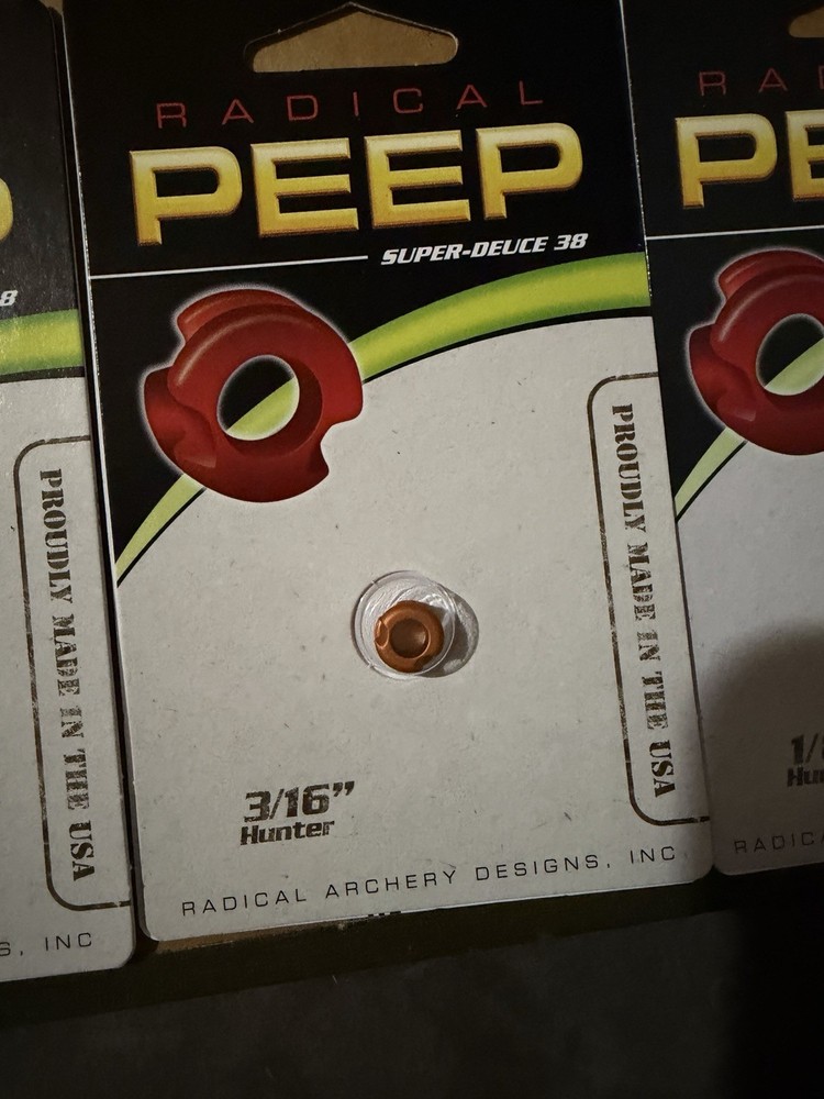 Rad Radical Peep Sights Lot