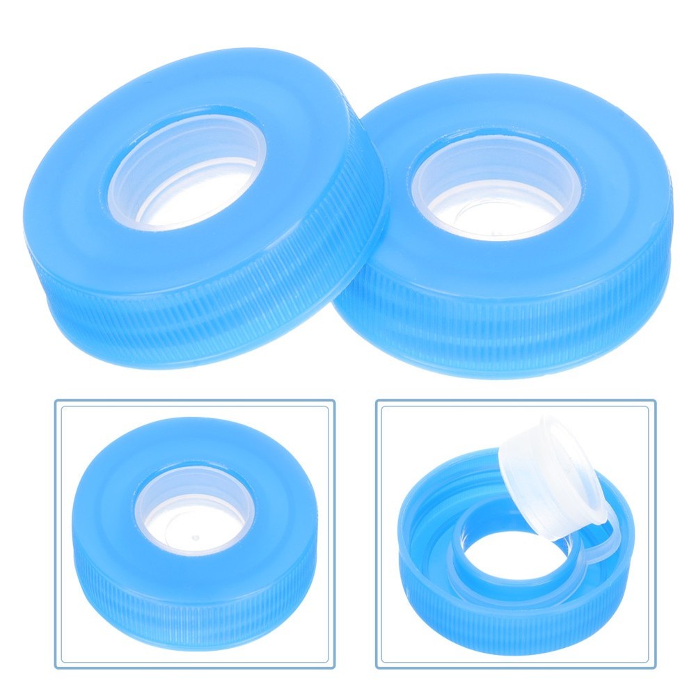 2 Pcs Gallon Water Jug Cap Reusable Replacement Caps Bucket Accessory
