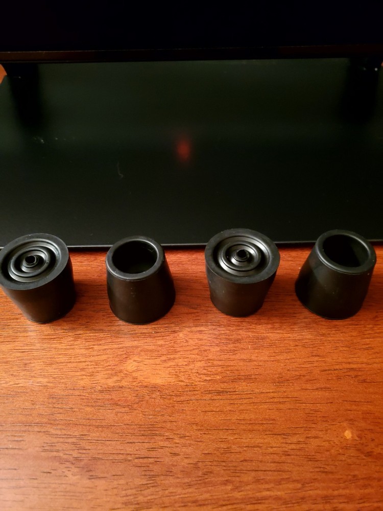4PC Heavy Duty Crutch/Walker/Chair 1" Replacement Tips