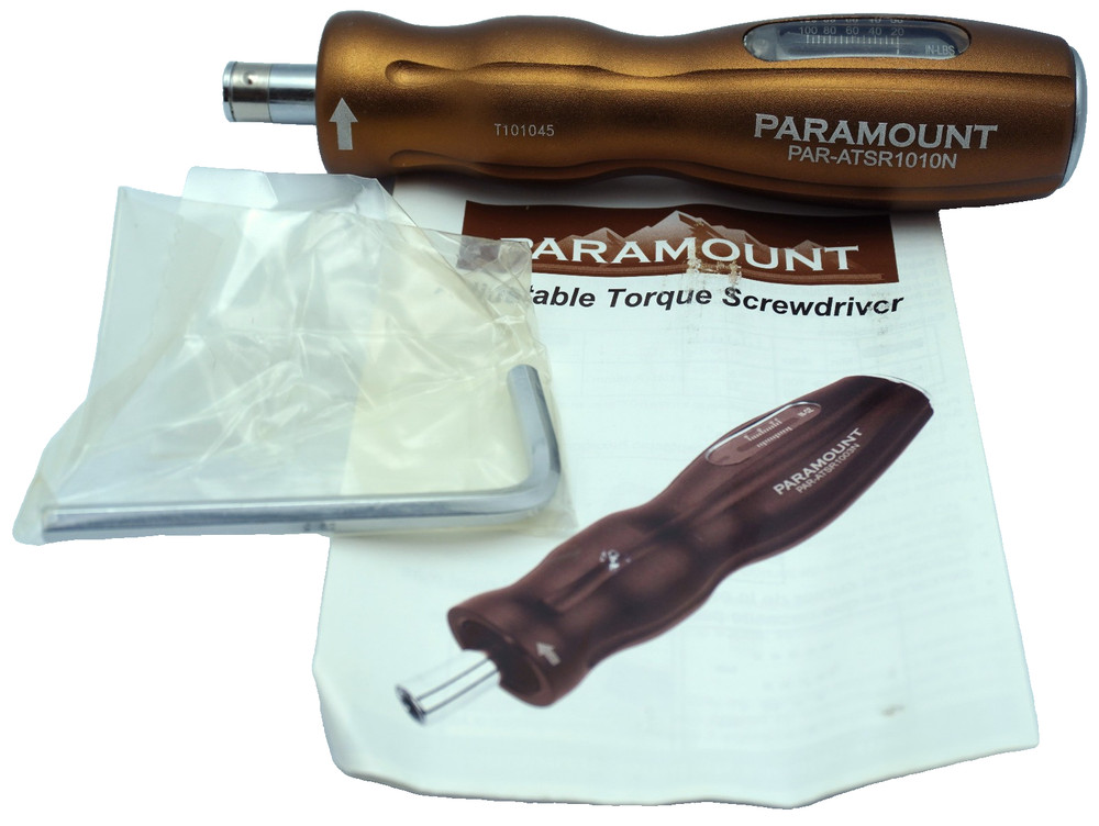 Paramount 20 to 100 In/Lb. Adjustable Torque Limiting Screwdriver