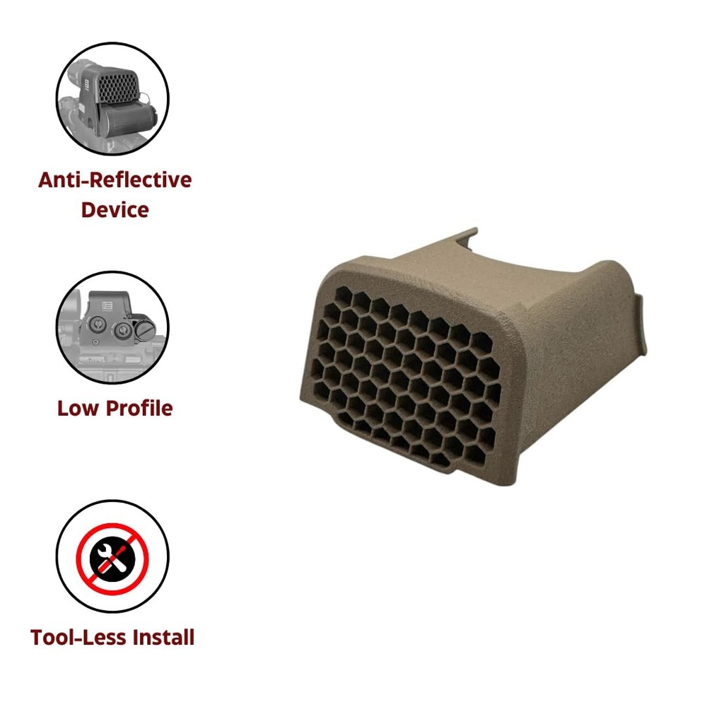 FDE XPS/EXPS Killflash Compatible for EOTech EXPS2 | XPS2/3 Optic | Hex Black