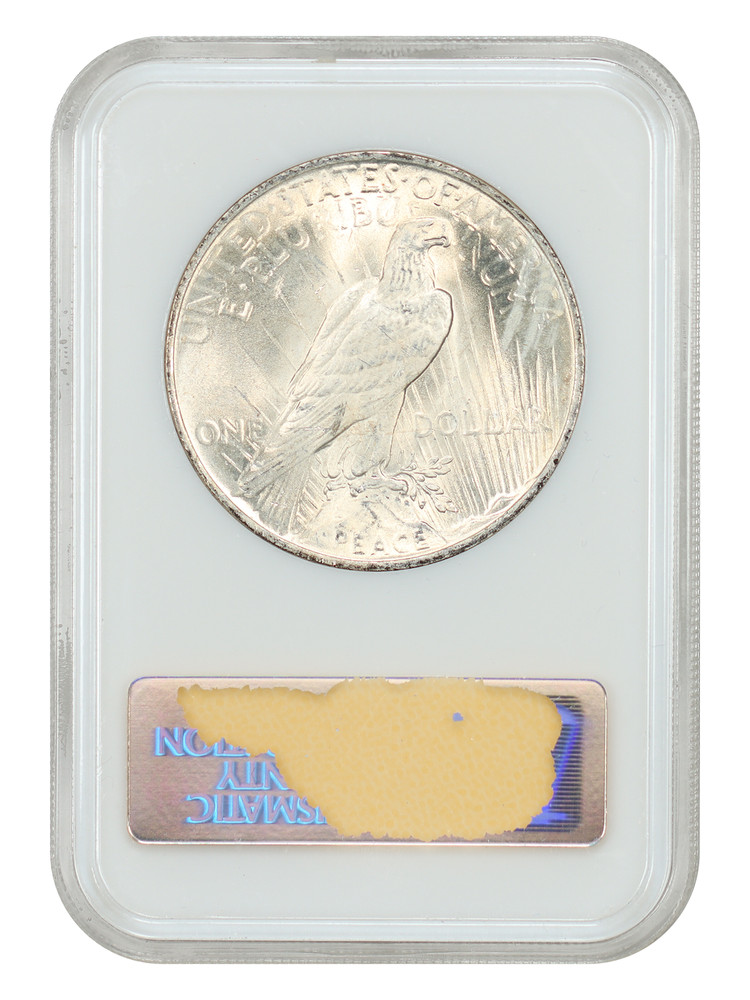 1923 $1 NGC/CAC MS64 (OH) - Peace Dollar