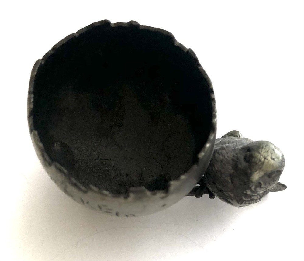 Vintage Bird Wishbone SilverPlate Tooth Pick Holder