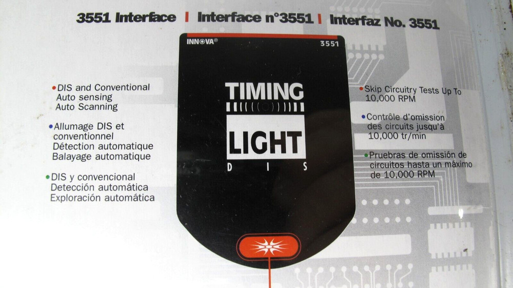 Innova Electronics 3551 Inductive Timing Light, Sealed