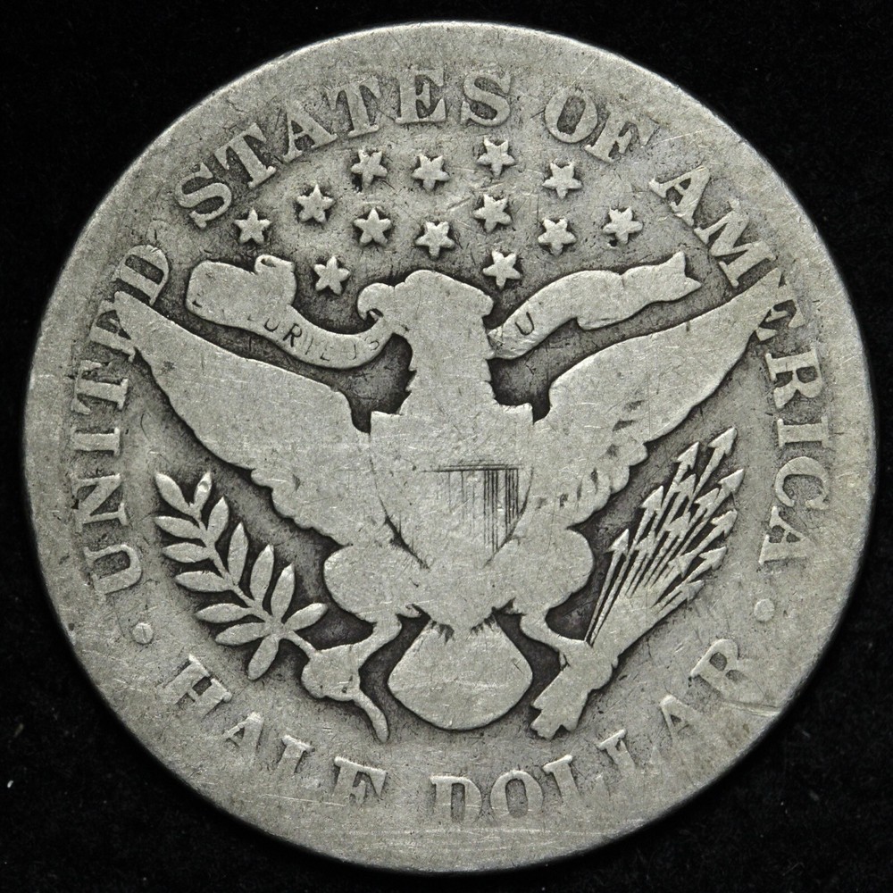 1893 Barber Silver Half Dollar GOOD+ E372 DCM