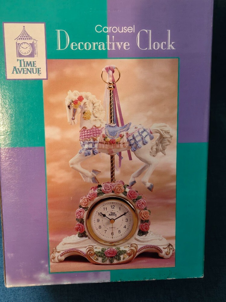 Time Avenue Carousel Decorative Clock