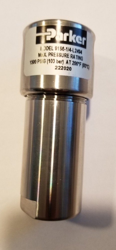 Parker Sample Filter Model: 91S6-1/4-L2494