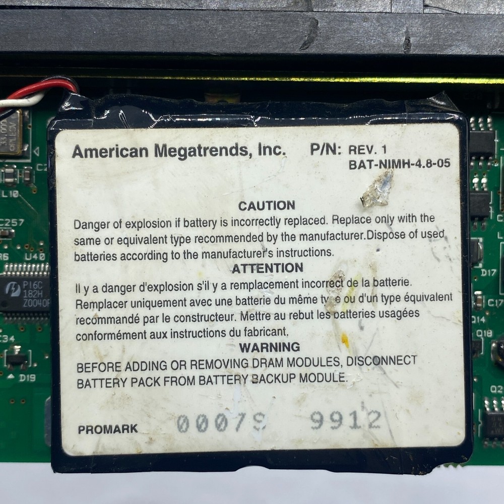 Dell 44TXF PERC 2 RAID Controller 128MB Cache - With BAT-NIMH-4.8 -05 Battery ✅