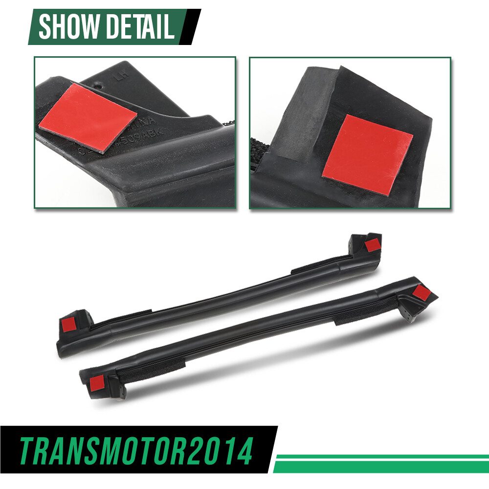 Fit For 1997-2004 Chevy Corvette Targa Top Mounted Side Weatherstrip Seal Pair
