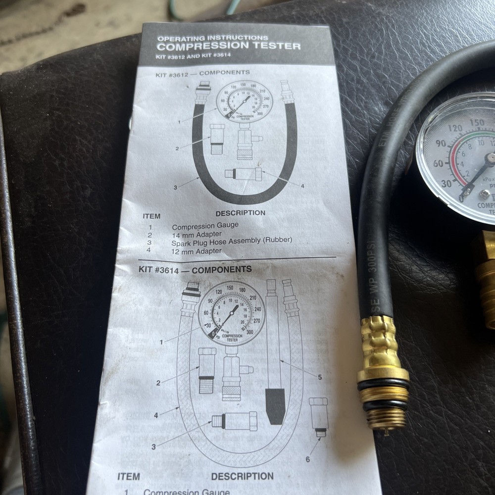 INNOVA 3612 Compression Tester - 4 Piece Kit