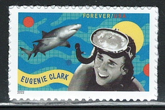 Mint US Eugenie Clark Single Stamp Scott#5693, (MNH)