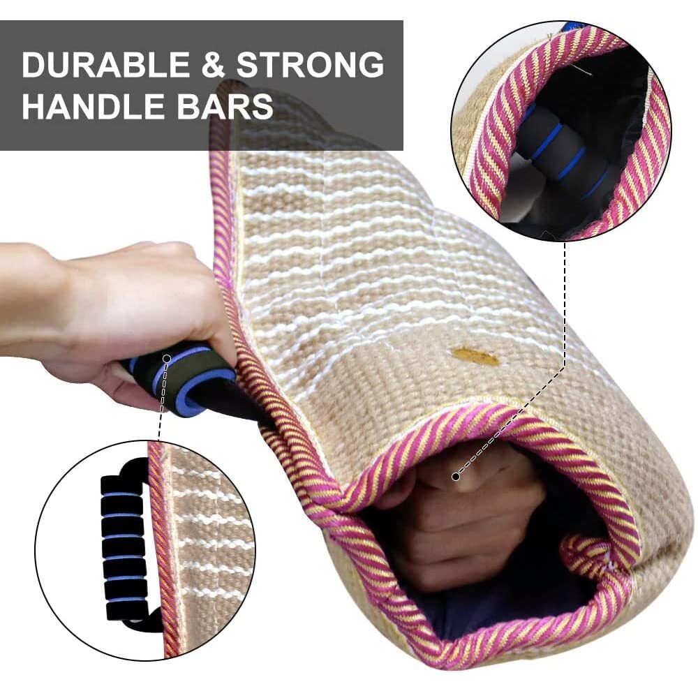 Dog Bite Training Set Dog Bite Sleeve Arm with Whip Agitation Stick Professio...