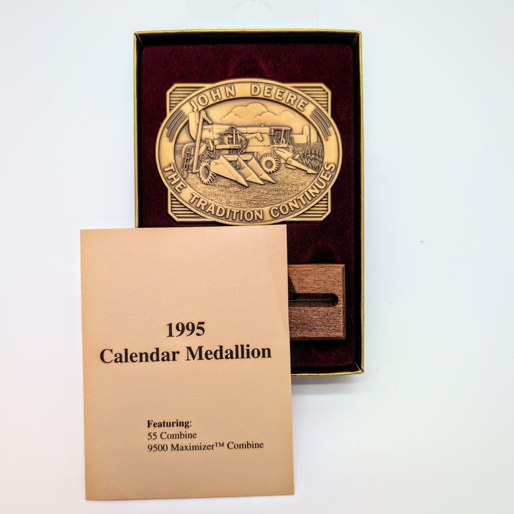 John Deere 1995 Calendar Medallion