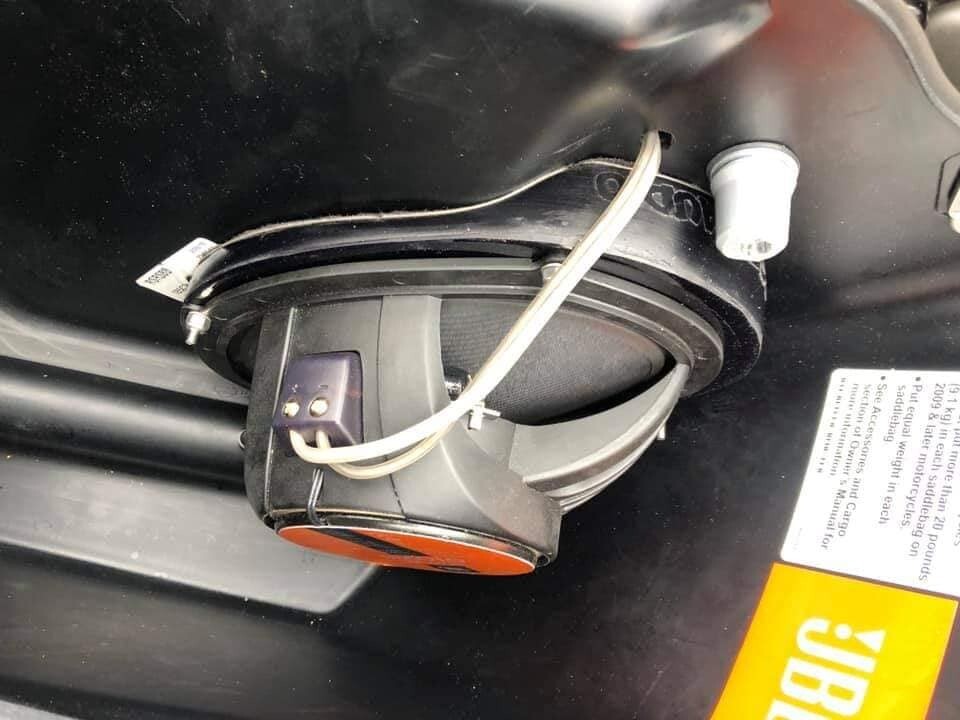 6x9 Front Harley Saddlebag Speaker Mounting Ring Adapters 2014-2023