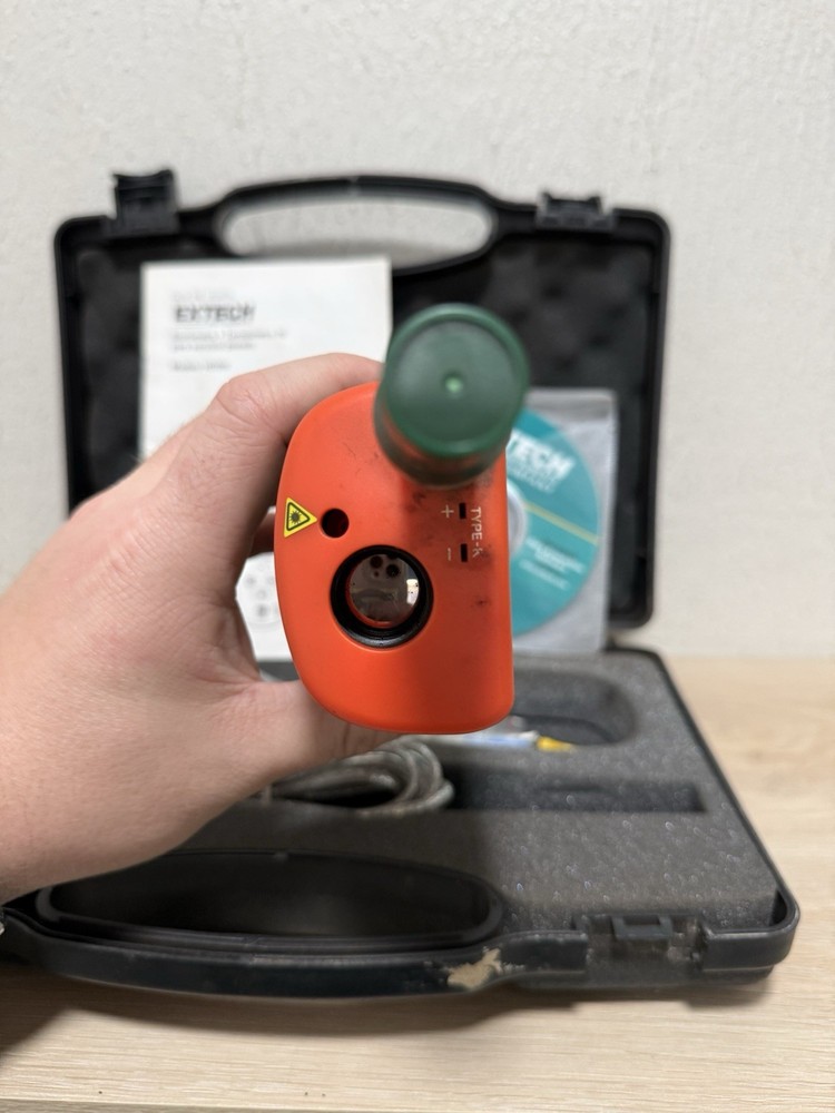 Extech HD500 Infrared Thermometer & Psychrometer untested Read