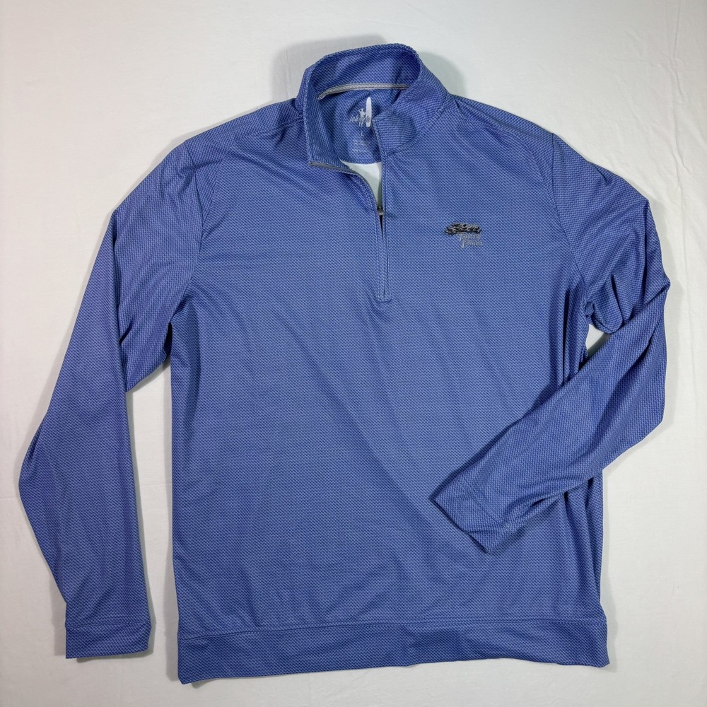 Johnnie-O x Torrey Pines Performance Pullover (Mens Large) Blue Golf Quarter Zip