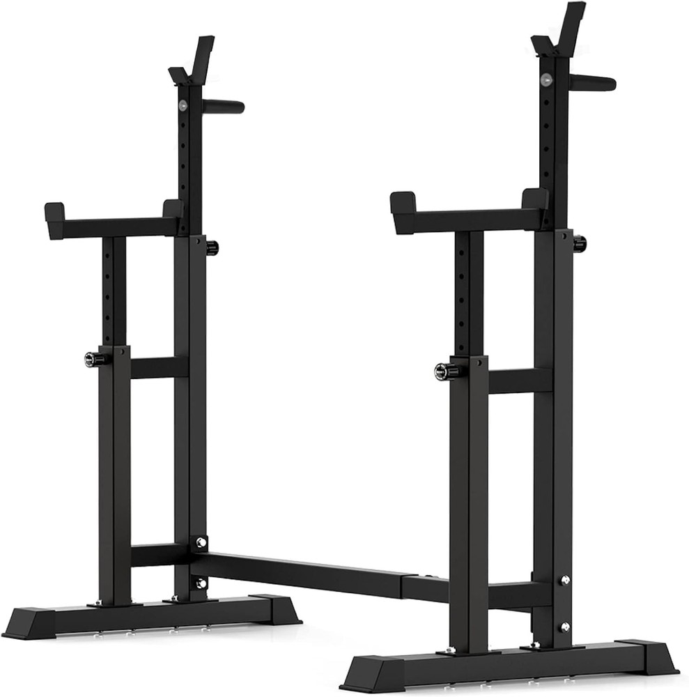 49IN Rack For Bench Press Stand ,Barbell Rack Stand Adjustable Multi-Functional