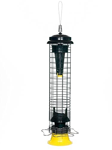 Squirrel Solution 150 Squirrel-Proof Bird Feeder for Wild Birds – 4 Stainless
