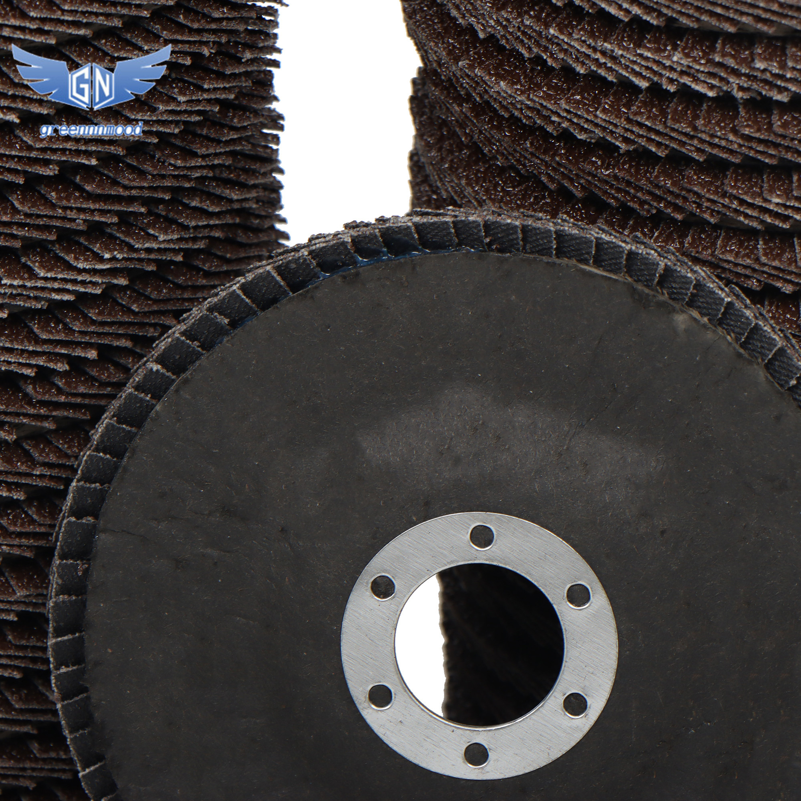 100PCS Premium Zirconia Flap Disc Sanding Grinding 4-1/2" × 7/8" 40 Grit