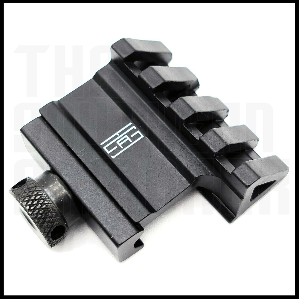 2 PC 45 Degree Offset Picatinny /Weaver Rail Mount Offset Side Rail for Laser