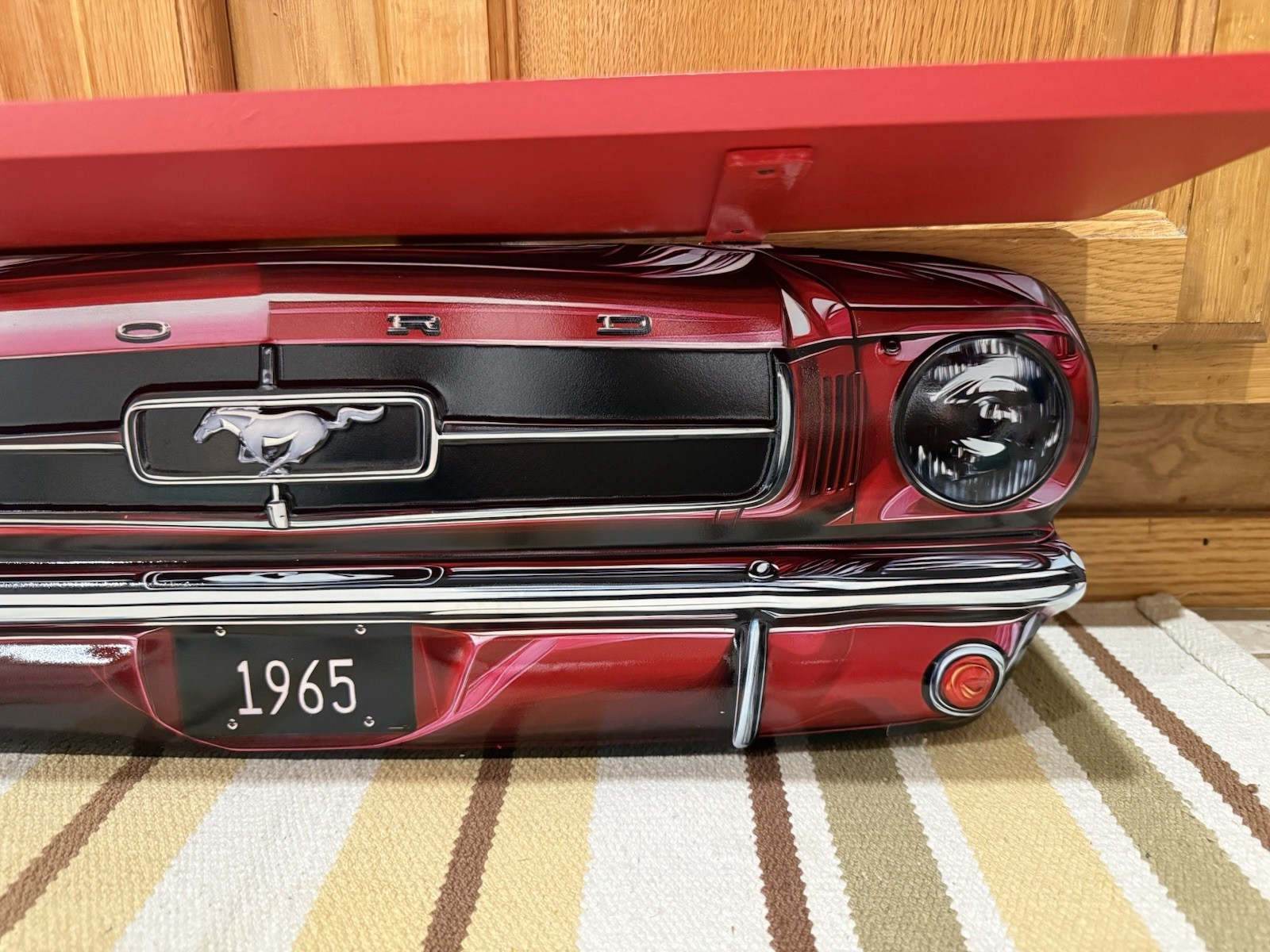 Ford Mustang Shelf 1965 Parts Gas Oil Shelby 5.0 Boss Vintage Style Wall Decor