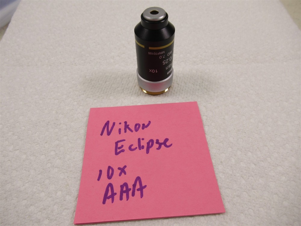 Nikon Eclipse E Plan 10x Microscope Objective Lens WD 7.0 Excellent Condition