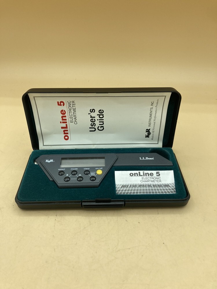 K&R Instruments Inc onLine 5 Chartmeter Instructions Original Case