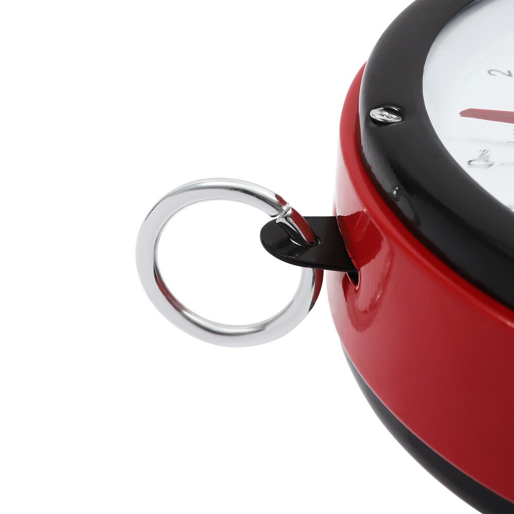 22LBS Double-Sided Dial Mechanical Hanging Scale + Scoop / Chain for Kitchen