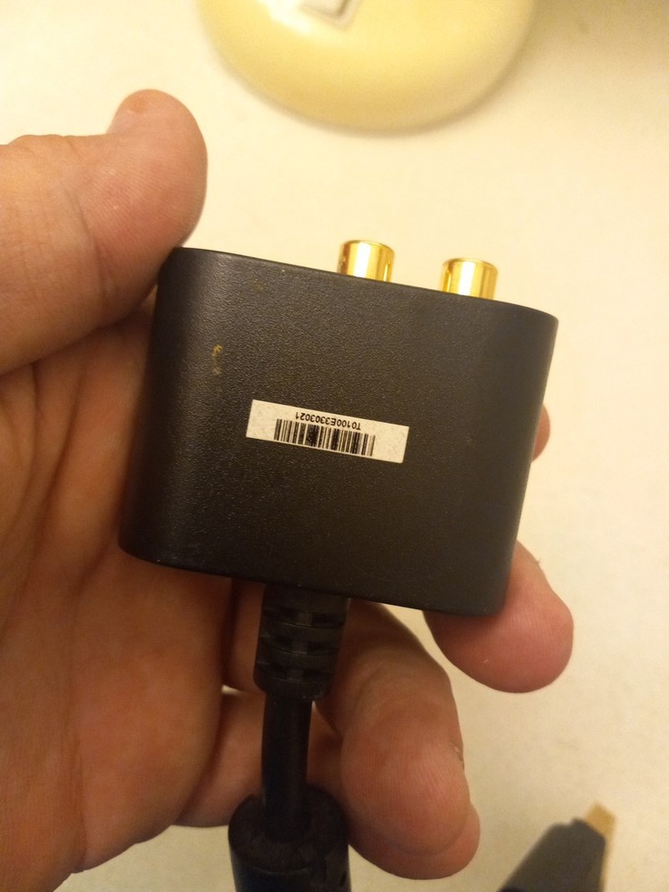 Turtle Beach Ear Force Audio Adapter Cable for Xbox 360 Microsoft Tested Working