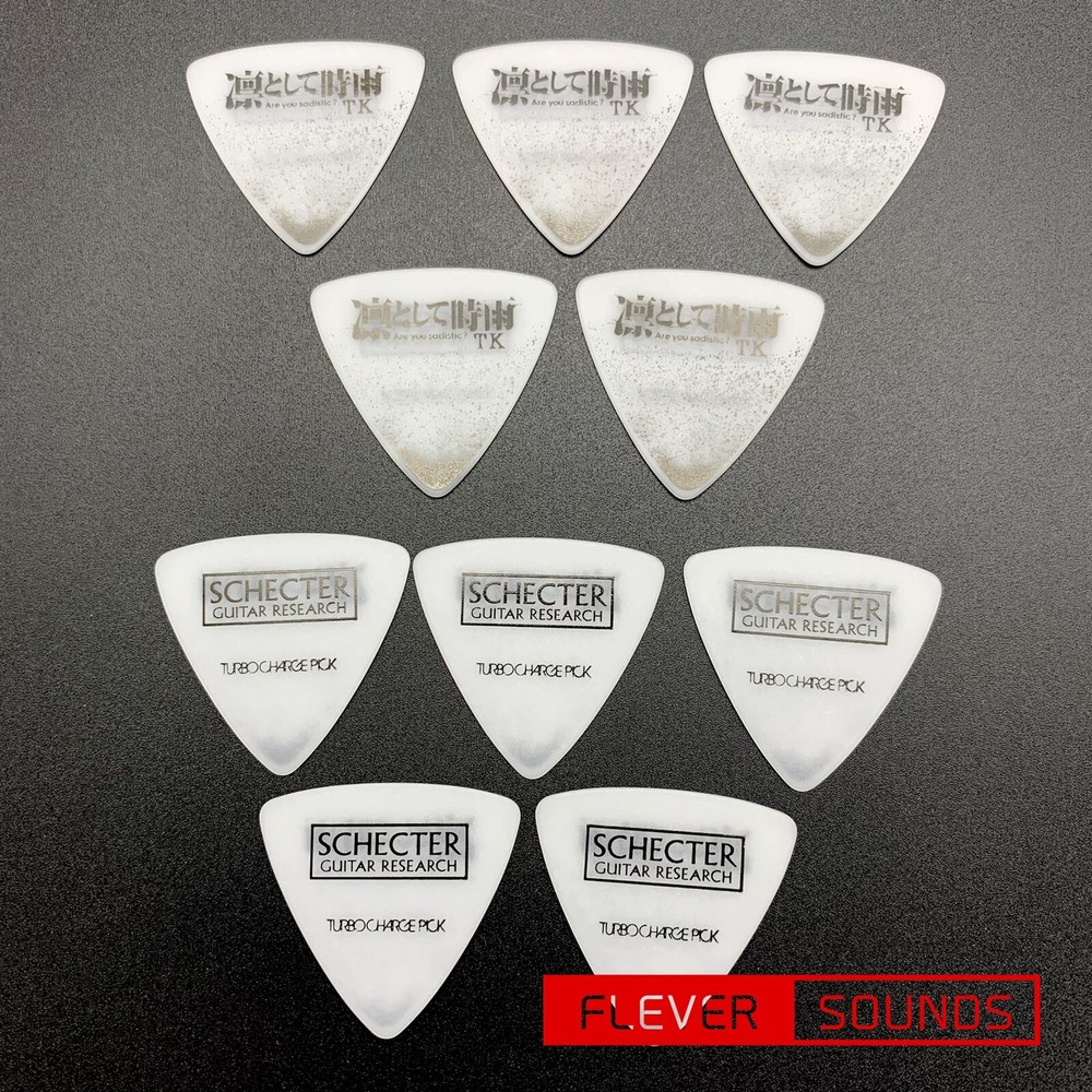 Schecter Guitar Pick SPA-TK10 WH Ling tosite sigure TK Model Medium 10 Piece Set