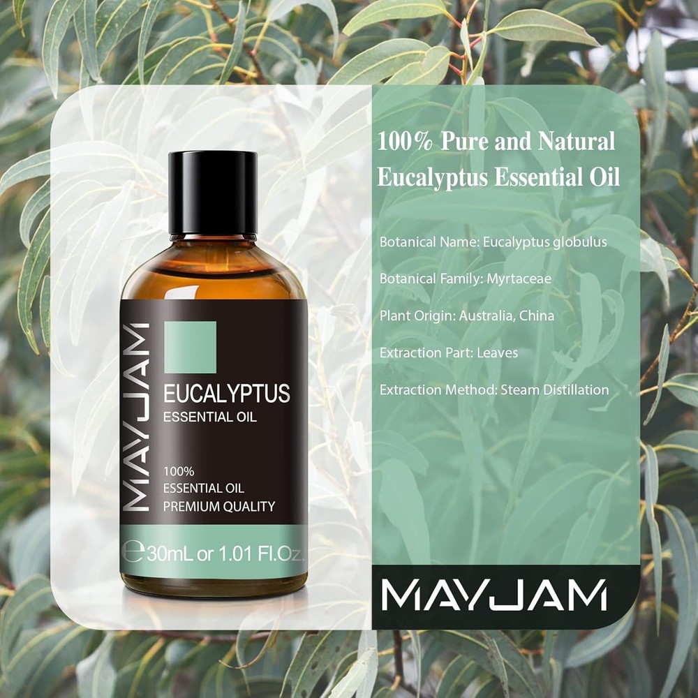 30ML Eucalyptus Oil for Diffusers - Natural Aromatherapy & DIY Solutions