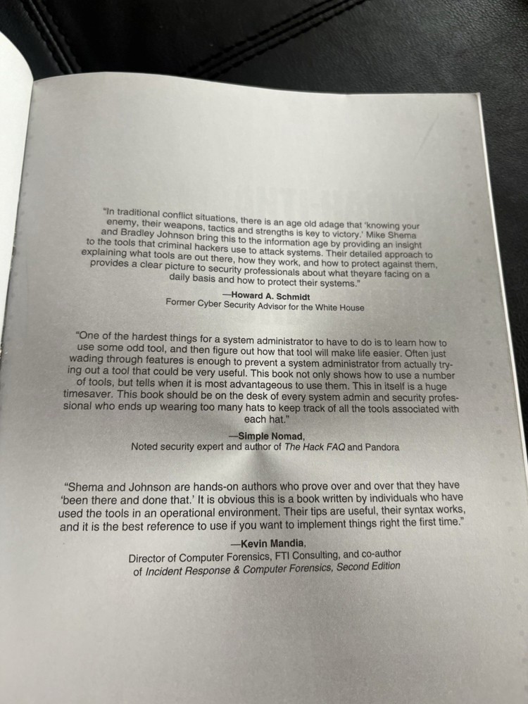 Anti-Hacker Tool Kit Second Edition