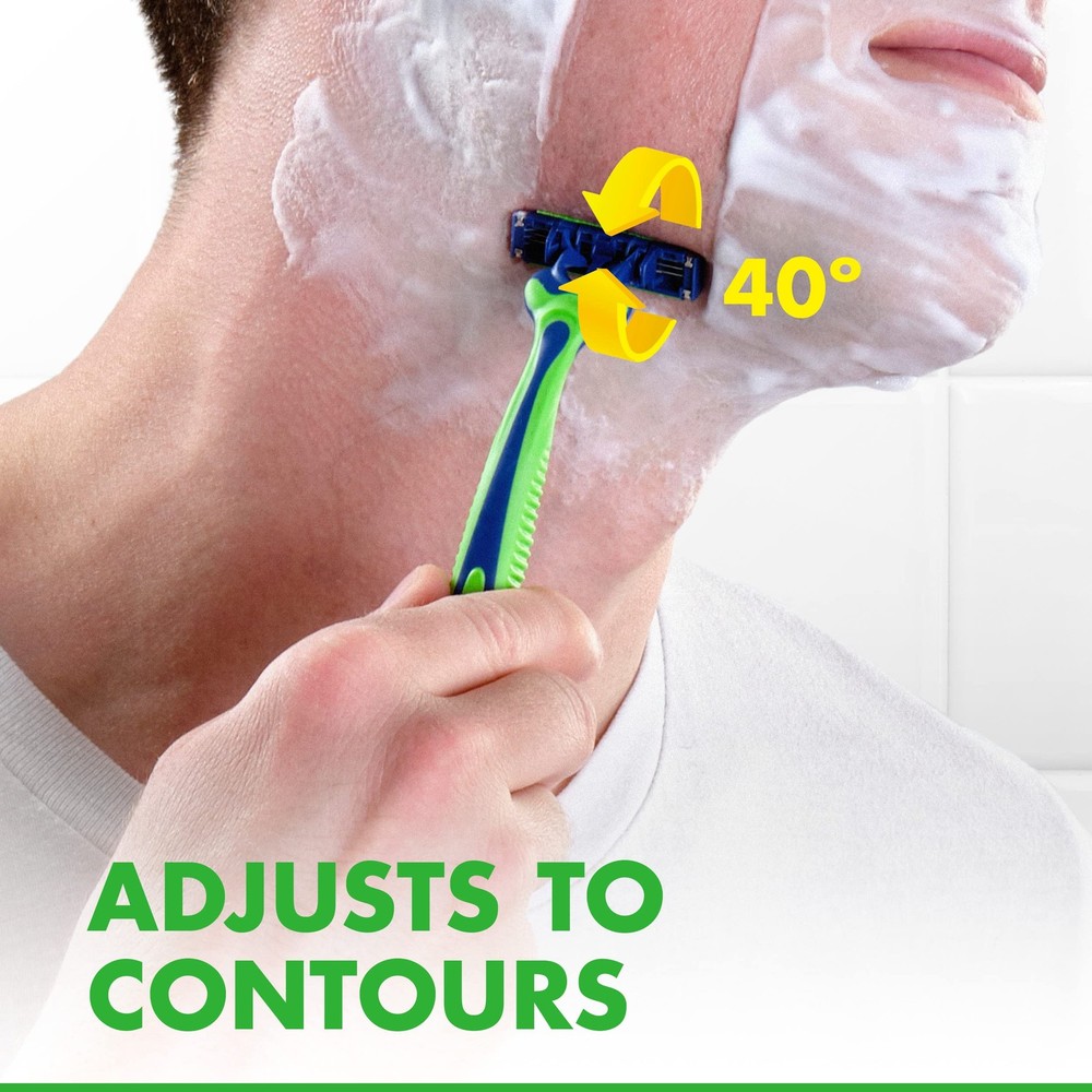 Sensor3 Sensitive Men's Disposable Razor, 12 Razors
