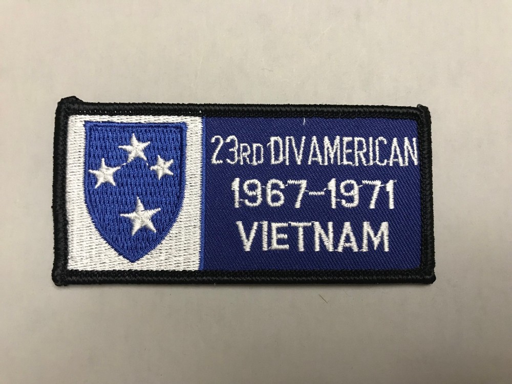 23rd DIV AMERICAN Vietnam patch, 1967-1971 Vietnam patch, military patch