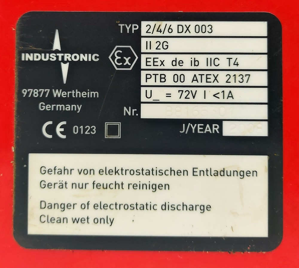 Industronic 2/4/6 DX 003 - ATEX Explosion-Proof Intercom Station