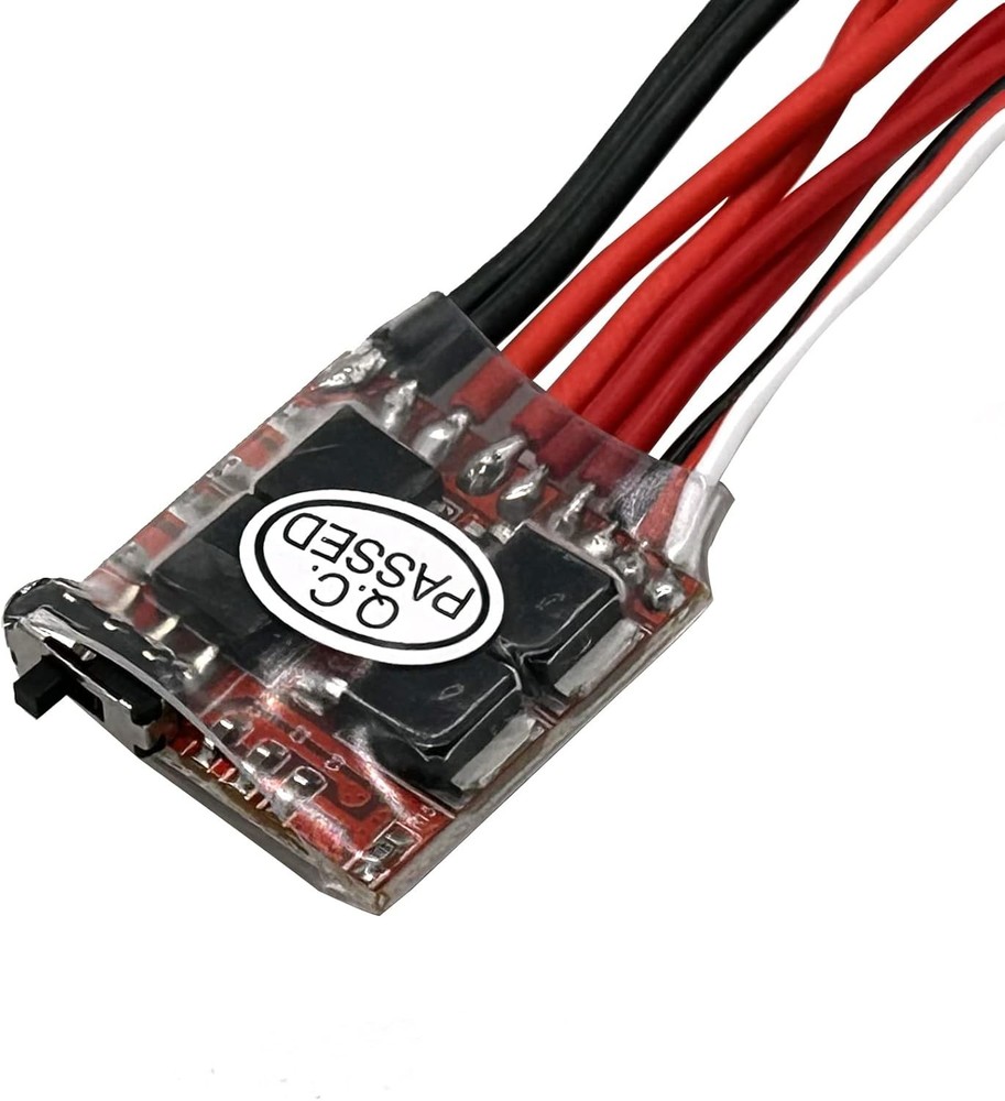 30A ESC Brushed Electronic Speed Controller with Brake for DIY Mini RC Car 2pcs