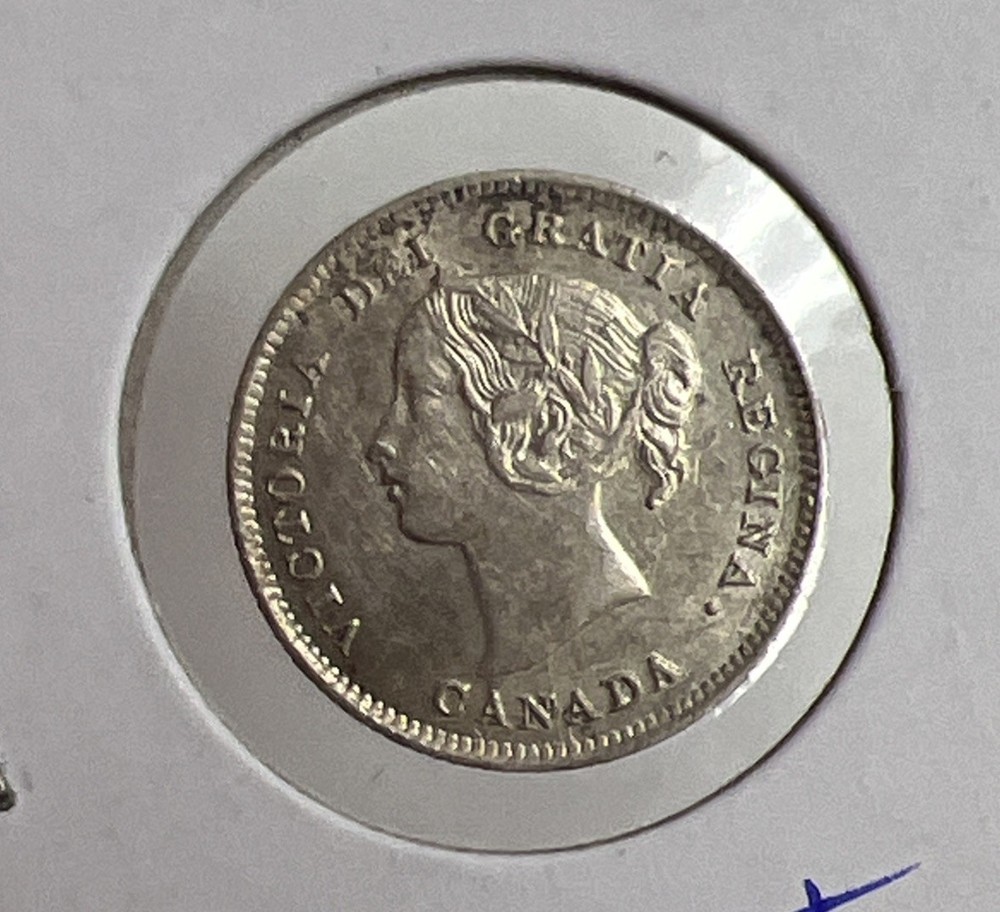 1897 Canada Silver 5 Cents